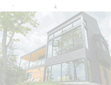 Tablet Screenshot of maisonboisdarchitecte.com